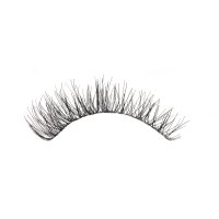 human hair cat eye lashes strip