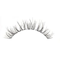 Natural human hair eyelashes
