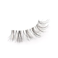 clear band human hair lashes strip