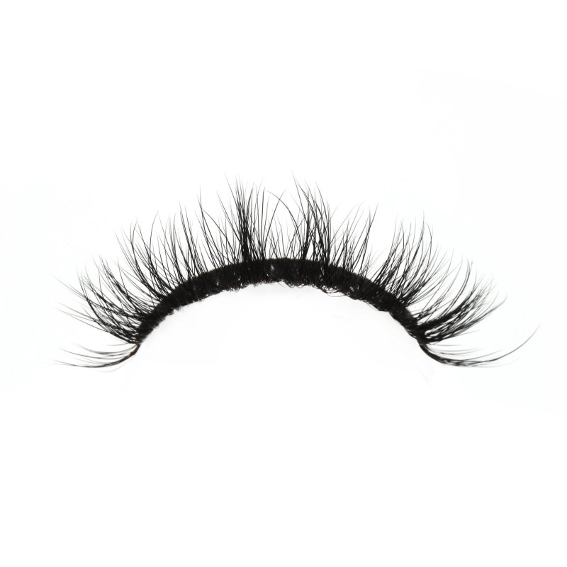 volume doll eye lashes strip wearing effect