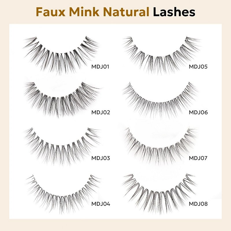 natural looking false lashes