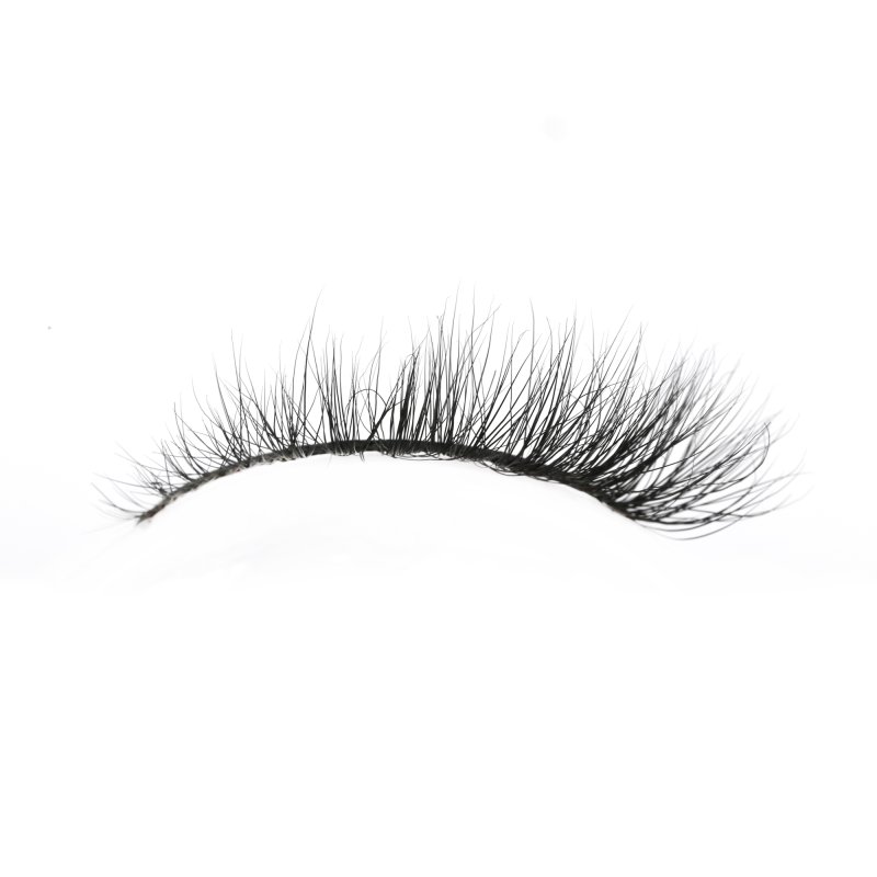 15mm fluffy mink lashes wearing effect
