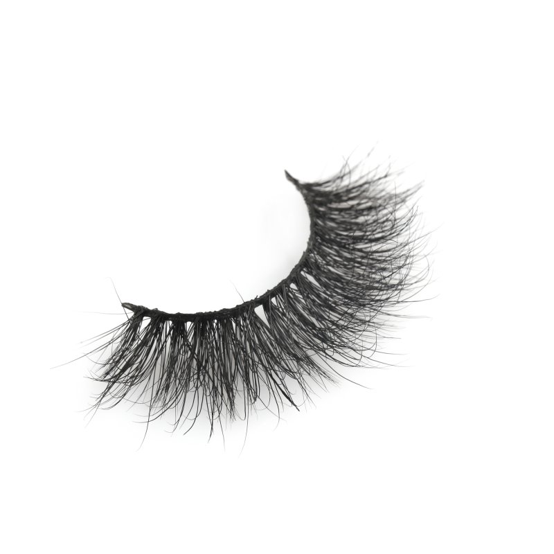 8-16mm fluffy mink lashes strips side view