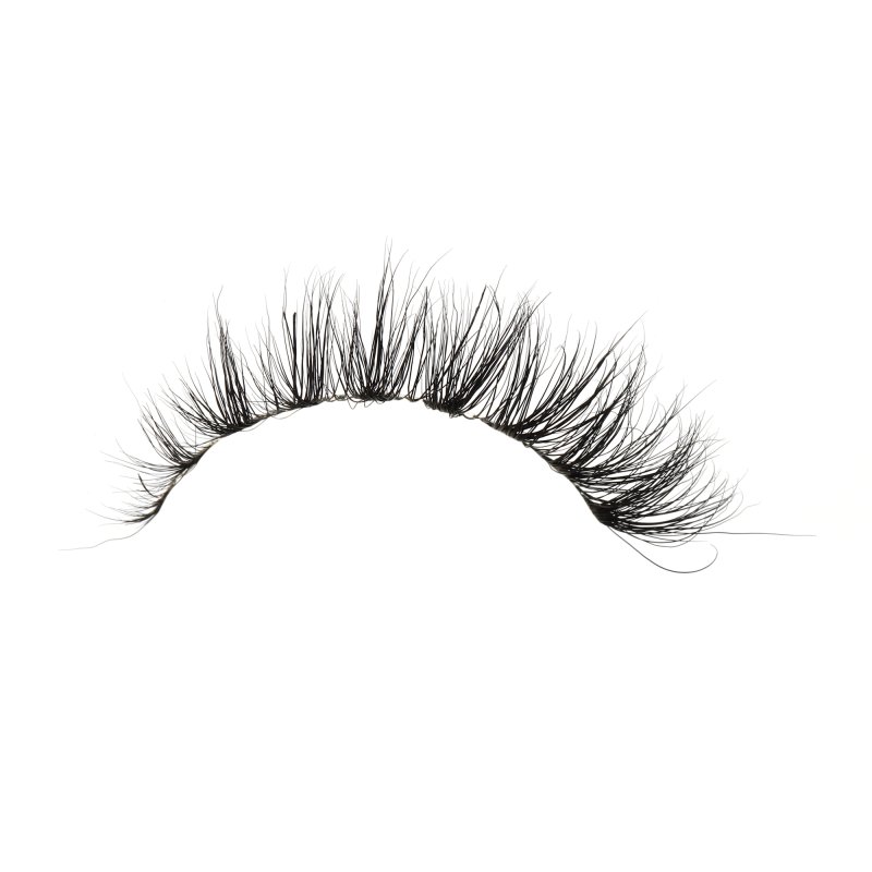 10mm natural mink lashes wearing effect