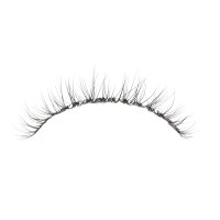 short natural mink lashes wearing effect