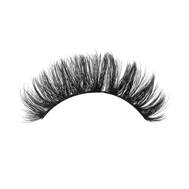 15mm russian lashes strip wearing effect