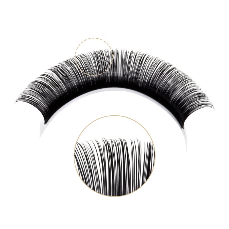 DD curl camellia lashes detail