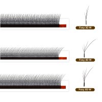 foxy 3D W VS 4D W VS 5D W lashes