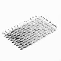 short stem pointy base premade fans lash extension