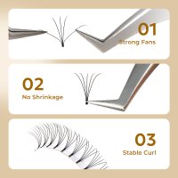 long stem premade fans lashes advantage