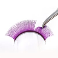 soft purple lash extension