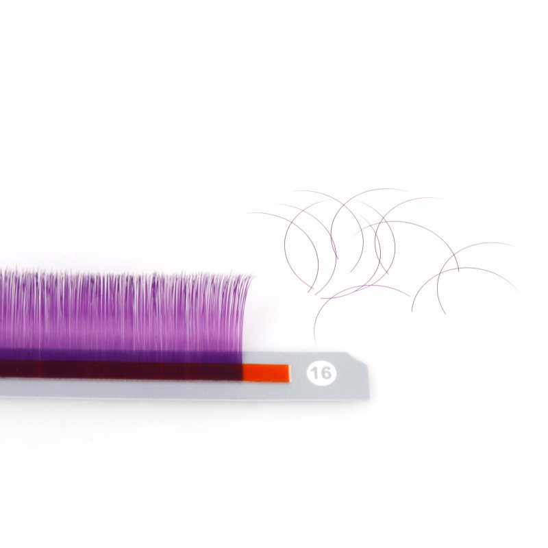 purple individual lashes