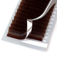 brown individual lashes