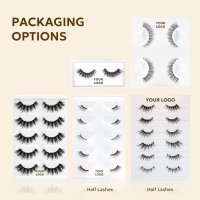 pre glued lashes private label packaging options