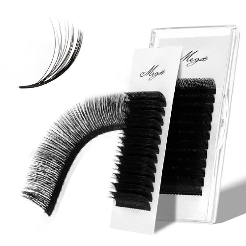 6D layered fluffy camellia lashes
