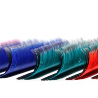 colored layered camellia lash trays