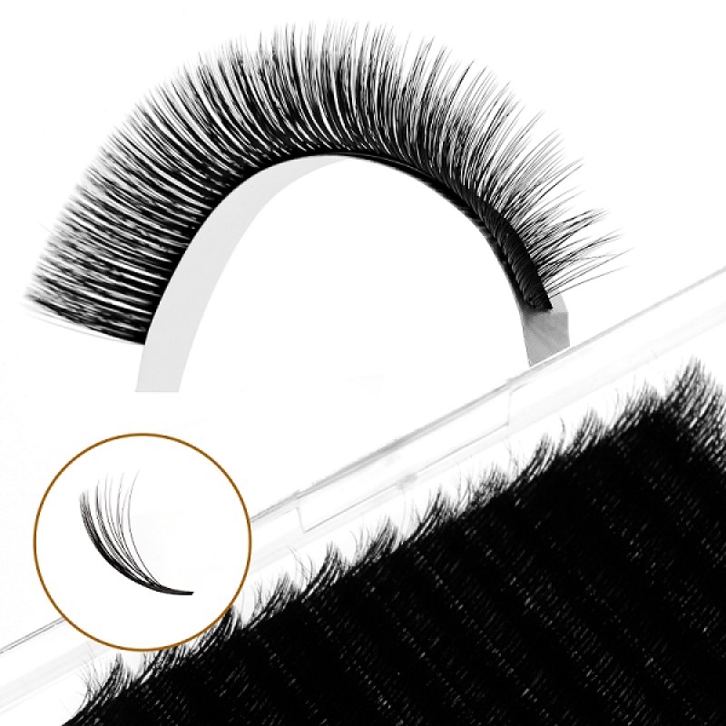 6D fluffy camellia lash extension