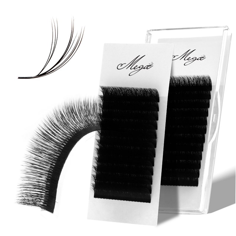 3D layered fluffy camellia lashes