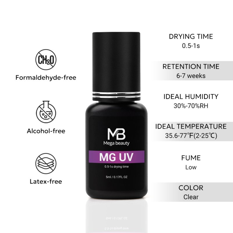 UV lash Glue performance