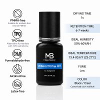 PMMA & TPO Free UV Lash Glue Detailed Performance Specifications