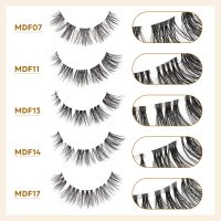 flat fiber thin band pre mapped lashes