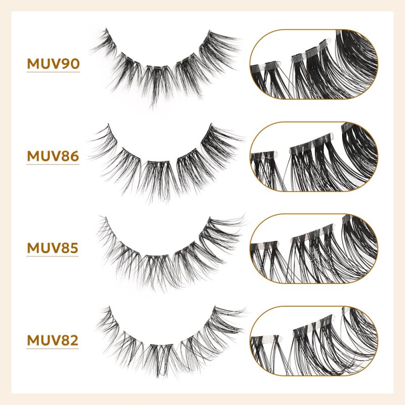 UV protection fiber pre mapped lashes