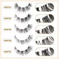 flat fiber film band pre mapped lashes