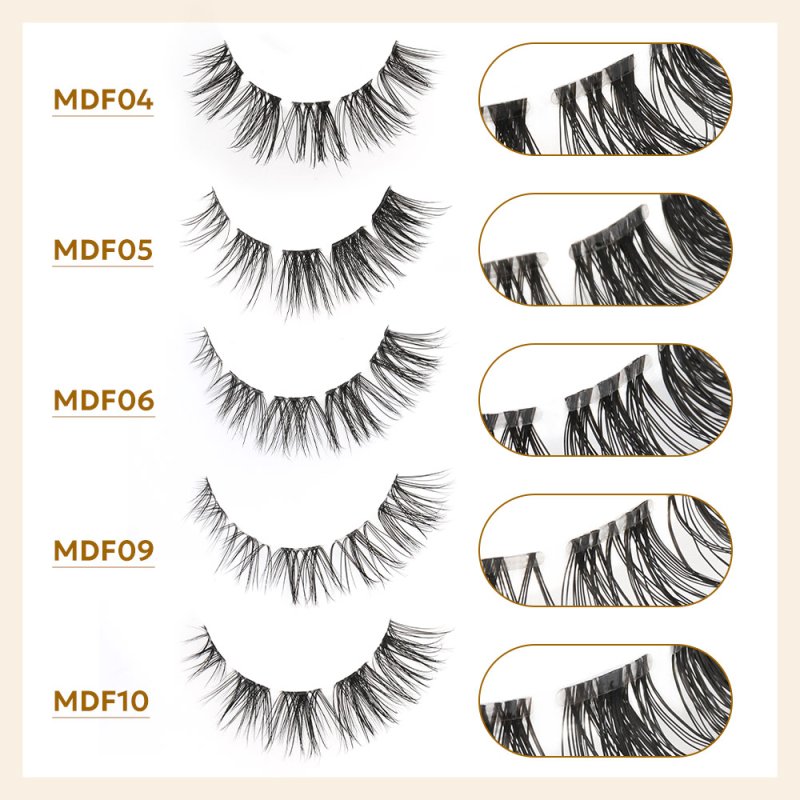 flat fiber film band pre mapped lashes