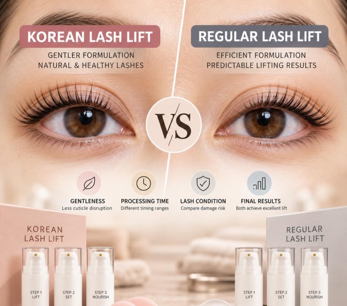 Korean Lash Lift vs Regular Lash Lift: What's the Difference?