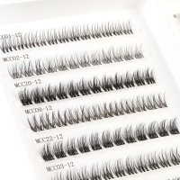 auto curved band cluster lashes