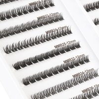 12mm volume style film curved band lash clusters 