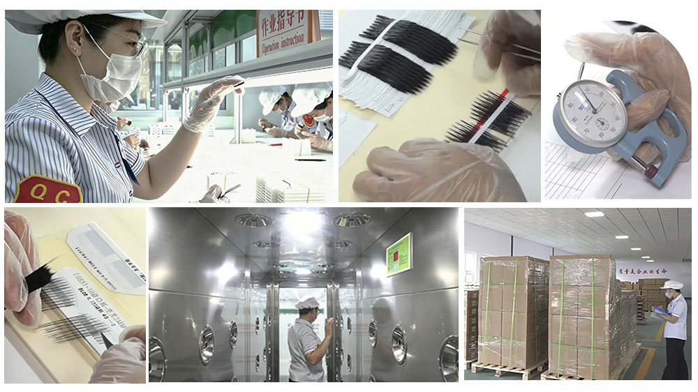 Mega Beauty strip lashes production and quality inspection process for consistent curl retention and batch quality control